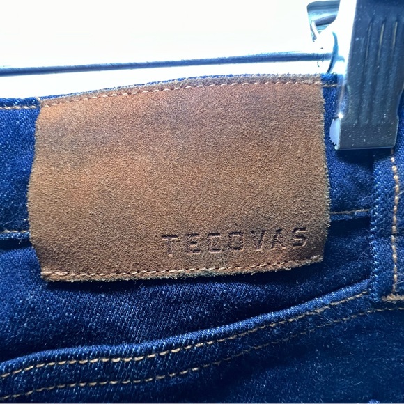 Tecovas Ranch Wear Men's Straight Leg Dark Blue Western Denim Jeans Size 36 x 32 - Picture 3 of 11